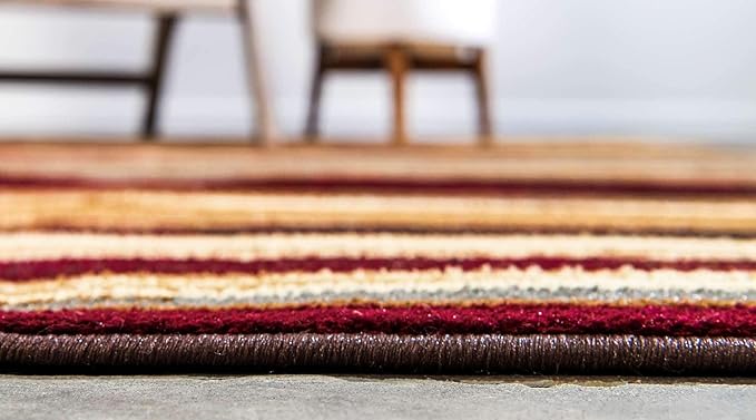 Unique Loom Barista Collection Area Rug - Icatu (2' 2" x 6' 1" Runner, Beige/ Brown)