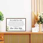 I Corinthians 13:4-8, Love is Patient Love is Kind Wood Sign, Scripture Wall Art Decor for Living Room, Religious Signs for Home, Positive Bible Verse Wooden Plaque