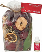 Claire Burke Decorative Potpourri & Fragrance Oil Set, Applejack & Peel Scent, 1 Count