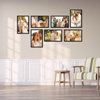 Giftgarden 11x17 Picture Frames Black Poster Frame for Gallery Wall, Set of 7