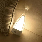 'Anna' Modern Table Lamp, Portable Wireless Bottle LED Light, Dimming Touch Control Switch, USB Rechargeable, Stylish Light for Home, Office, Hotel and Restaurant (Red)