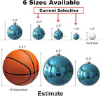 Baby Blue Christmas Ornaments - Christmas Tree Decorations Shatterproof Hanging Balls for Birthday Wedding Holiday Decor Set of 36pcs, Multi-Sizes(1.6",2.5",3.2")
