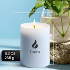 Natur IX Bundle: Calming & Energy Candles – All Natural, Non-Toxic Soy Candles with Essential Oils | Pack of 2, 8.3oz Each