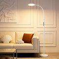 White Bright Floor Lamps with Remote, Touch Control Nursery & Bedroom Lamp, Dimmable Kids Light with Adjustable Color, Gooseneck Standing Lamp for Reading, Living Room, Office, Library, Pharmacy Table