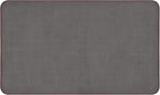 House, Home and More Skid-Resistant Carpet Indoor Area Rug Floor Mat - Gray - 3 Ft X 5 Ft - Non Slip Rubber Backing, Stain Resistant, Dog Friendly, Living Room Bedroom Kitchen Entryway