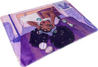 African American Black Girl Magic Rug - Afor Black Magic Girls Area Rug for Bedroom Purple Art Music Girl Carpet for Kids Room Living Room Floor Mats, 2x3 Feet