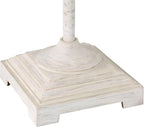 Barnes and Ivy Verona Traditional Shabby Chic 61 1/2" Tall Standing Floor Lamp Skinny Vintage White Living Room Bedroom House Reading Office Home Decor Entryway Dining Indoor Family Bedside