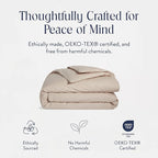 Brooklinen Luxury Percale Duvet Cover – 100% Cotton, Cool, Crisp, Extra-Long Corner Ties, Button Closure, Soft & Breathable – Machine Washable, Duvet Cover King/California King Bed Sizes (Pebble)