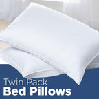 Martex 2-Pack Queen Pillows - Hotel Quality - Cozy Premium Bedding for All Sleep Positions