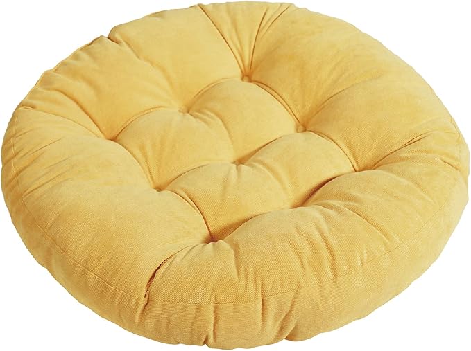 Tiita Outdoor Cushions Square Floor Pillow Thicken Tufted Seat Pad Large Floor Cushion for Yoga Meditation Living Room