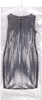 HANGERWORLD 20 Clear 45inch Dry Cleaning Laundry Polythylene Garment Cover Protector Bags 80 Gauge