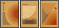 MUDECOR Framed Canvas Print Wall Art Bauhaus Art Prints Abstract Mid Century Modern Wall Art Minimalist Decor for Bedroom - 16"x24"x3 Black