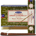 Green Citronella Incense Sticks and Incense Stick Holder Bundle Insence Insense Satya Incense