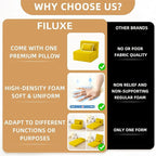 FILUXE Convertible Folding Sofa Bed-Sleeper Chair with Pillow, Modern Linen Fabric Floor Futon Couch, Foldable Mattress for Living Room/Dorm/Guest Use/Home Office/Apartment,Single Size,Yellow