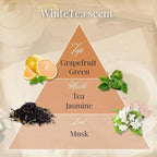 White Tea Luxury Japanese Incense Sticks 60sticks Jasmine Musk Grapefruit Coreless Low Smoke Natural Charcoal Free Non Toxic Aromatherapy Meditation Calming Stress Relief Relaxation Yoga TOMORI