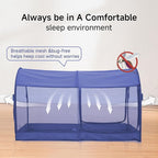 LEEDOR Bed Tent Dream Tents Bed Canopy Shelter Cabin Indoor Privacy Warm Breathable Pop Up Twin/Full/Queen for Kids and Adult Patent Pending(Mattress Not Included)