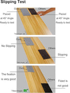 Non Slip Rug Pad Grippers - 2x10 Ft, 1/8" Thick, (Felt + Rubber) Double Layers Area Carpet Mat Tap, Provides Protection and Cushioning for Hardwood or Tile Floors