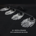 Black Vanity Light 4-Light Crystal Bathroom Light Fixtures,Modern Bahtroom Lights Over Mirror,Vanity Lights for Bathroom