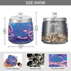 Octopus Underwater Ashtray with Lid, Outdoor Ashtrays for Patio, Stainless Steel Ashtray Odorless Smokeless for Home Office Balcony