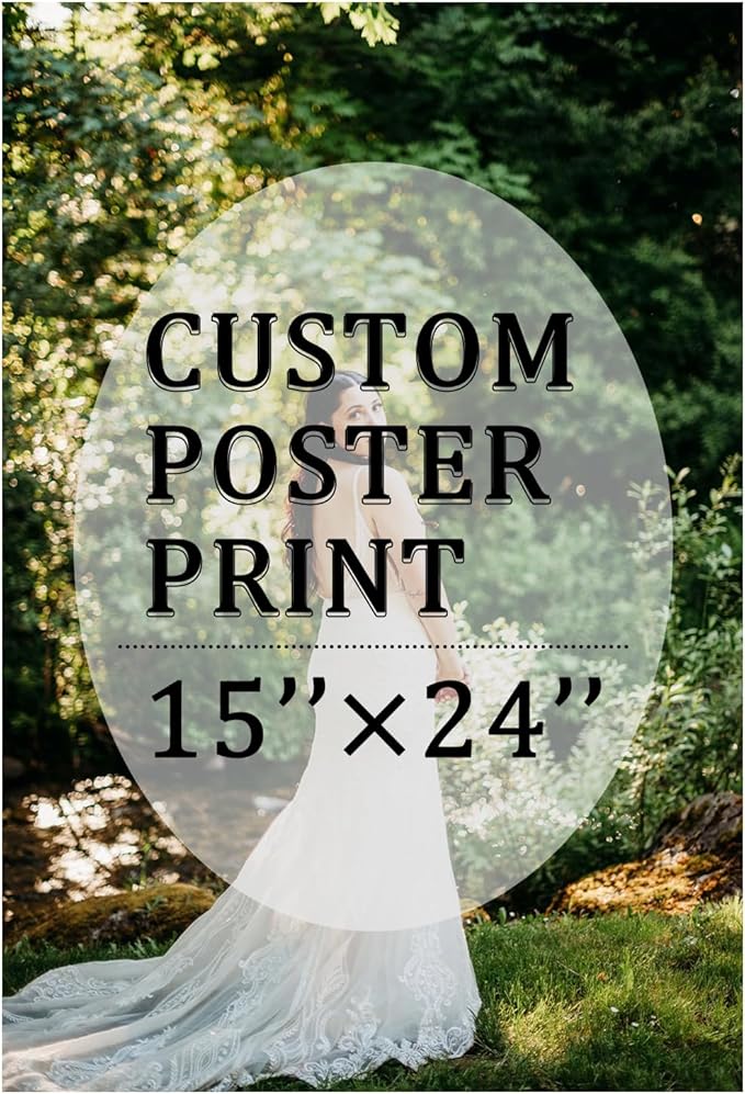 YXIMOX Custom Canvas Prints with Your Photos, Personalized Wall Art, Home Decor,Custom Canvas Print, Made in USA(15"x24", Unframed)