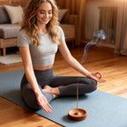 Incense Holder, Incense Holder for Sticks - Natural Wooden Incense Stick Holder, Incense Burner for Meditation Yoga Spa Room Decor
