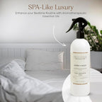 FIELD FLEUR Myrrh Wood Linen & Room Spray 15.5 oz - Aromatic & Refreshing Bedding & Fabric Mist - Air Freshener for Clothes & Sofas - Notes of Patchouli, Myrrh, Amber & Sandalwood - Made in USA