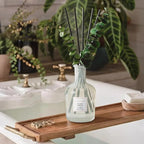 COCORRÍNA Black Forest Reed Diffuser – 6.76 oz Essential Oil with Sticks & Dried Eucalyptus Branches, Home Fragrance for Bedroom or Bathroom Décor