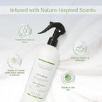 FIELD FLEUR Cut Grass Linen & Room Spray 15.5 oz - Aromatic & Refreshing Bedding & Fabric Mist - Air Freshener for Clothes & Sofas - Notes of Clover, Green Grass, Wisteria & Jasmine - Made in USA