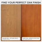 Homeforia 36 inch Golden Oak Floating Shelf, High End Solid Real Wood 36inch Small Floating Shelves for Wall Mounted, Oak Wooden 36in Floating Shelves, Heavy Duty Bracket, 36 X 6.5 X 1.75 in, Set of 4