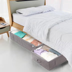 Closet Organizers and Storage - Maximize Space with Under Bed Storage Containers & Clothes Storage - Ideal Closet Organizer, Toy Storage Organizer & Underbed Storage (Grey, 4 Pack)