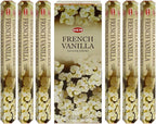 French Vanilla Incense Sticks and Incense Stick Holder Bundle Insence Insense Hem Incense Sticks