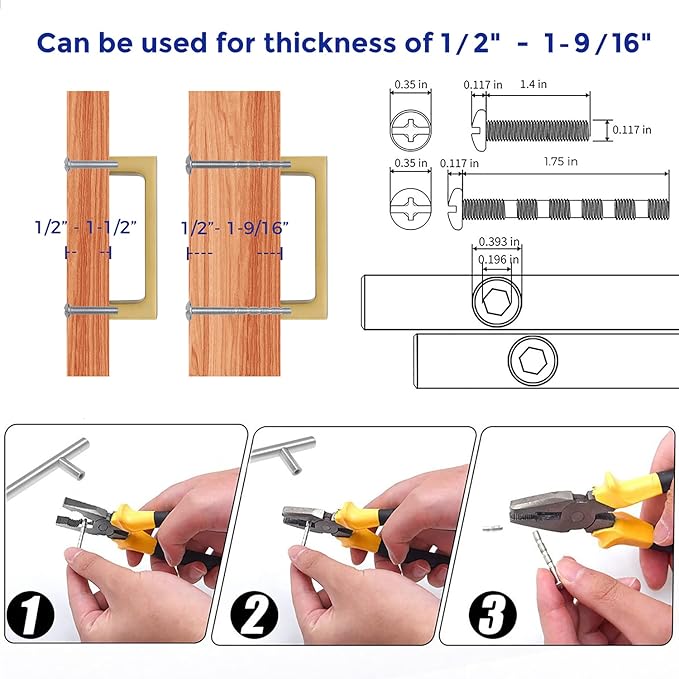 Ravinte 15 Pack Solid 3 Inch Kitchen Square Cabinet Handles Brushed Brass Drawer Pulls Kitchen Cabinet Hardware Handles