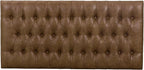 Homepop Home Decor | Large Upholstered Bench | Bench Ottoman with Storage for Living Room & Bedroom | Decorative Home Furniture (Light Brown PU Leather)