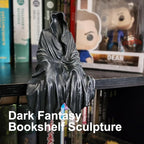 5.1 Inch Resin Tabletop Gothic Decor Sitting Statue, Resin Statue Gothic Decor, Fits On Sturdy Shelf and Has A Cool Mystic Look(2PCS)