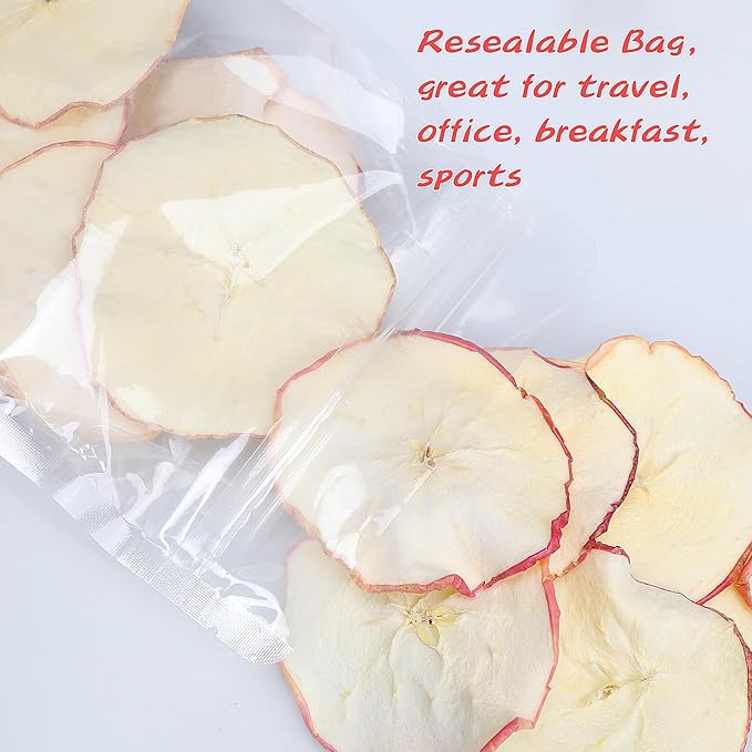 iGAOZM Dried Apple Slices,3.52oz/100g,No Sugar Added No Additives,Chewy & Soft, Dehydrated Apples for Cocktails Garnish,Healthy Snack,Crafts Potpourri,Bowl Fillers Decoration