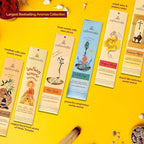 Natural Incense Sticks Mega - Variety Pack (144 Insence-Sticks Bulk, 12 Aromas) Clean No Charcoal, Made from Upcycled Flowers | Organic Incense Stick Non Toxic (Slow Burn, Longlast)