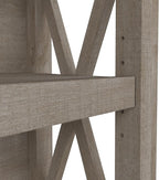 Bush Home Tall 5 Shelf Bookcase for Living Room or Home Office, Large Bookshelf, Modern Farmhouse Style, Key West Collection, Washed Gray