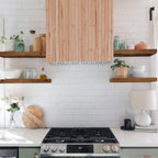 Bathroom Floating Shelves Set of 2 – Rustic Wall Mounted Storage & Decor