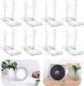 8 Pack Acrylic Book Display Stand - Adjustable Clear Easel Holder Display Collector Stand for Comic Books, CD DVD, Plates, Magazines, Postcard, Artworks, Collectibles & Home Office Decor