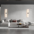 Modern Wall Sconce 30.4 Inch Brushed Nickel Bathroom Sconces Led Wall Lights with Acrylic Shade Hardwired Long Vanity Lighting Fixtures Over Mirror for Bedroom Living Room Hallway