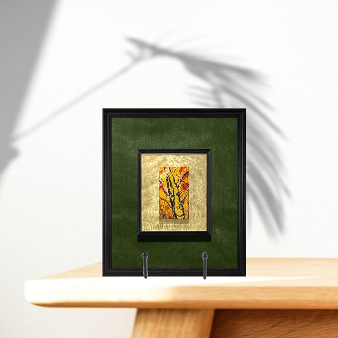 Acrux7 20 Pack Plate Stands for Display 6 Inch Easel Stand, Black Metal Photo Picture Stands, Small Plate Holders Display Stand for Displaying Decorative Plates, Platter, Book, Photo Easel (Black)