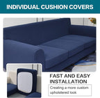 KRFOONN 2 Piece Chair Covers Printed Sofa Covers Couch Covers Washable Armchair Sofa Couch Slipcover Furniture Protector with Elastic Bottom for Living Room (Armchair, 10), Small