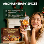 6PCS Simmer Pot Potpourri, Mixed Flavors Simmer Pot Mix with Natural Ingredients, A Mixture of Herbs, Salt & Dried Fruit for Home Fragrance Odor Removal, Holiday(One Pack(6 Pcs))