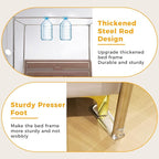 Canopy Bed Frame Post for King Size, Premium Stainless Steel Post Poles, Thicken Canopy Frame, Fit for Four-Corner and Mosquito Curtains
