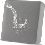 Waterproof Patio Couch Cushion Covers Sofa Seat Cover, Stretch Sofa Cushion Slipcovers for Sectional Sofa, Outdoor Furniture Protector for Kids Pets, Washable(Large, Light Grey)