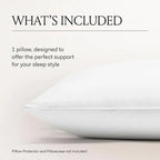 BOLL & BRANCH Down Chamber Pillow - Soft, King - Naturally Cooling Shell - Premium Comfort, Superior Support - Cruelty-Free IDS Certified Down