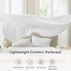 Comfort Spaces King Quilt Set Modern Reversible Ogee Coverlet King Bedding Set Cozy Quilted Winter Layer, All Season Lightweight Soft King Size Quilt, Kienna, King/Cal King White Ogee 3 Piece