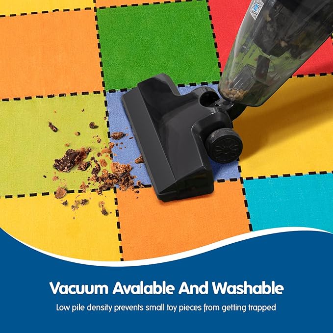 Booooom Jackson Classroom Rug 7.5x13ft Large Classroom Carpet Elementary Suitable for Rainbow or Colorful Classroom Theme