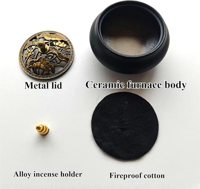 Ceramic Incense Burner (Blue)