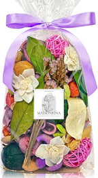 Spring Potpourri Bag,Lilac Scented Potpourri Bowl Filler,Purple Decorative Dried Flower, Bathroom Vase Decor(20 oz)